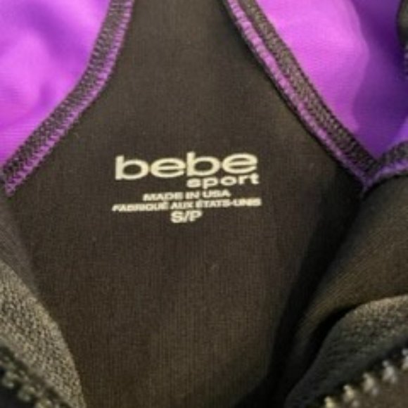 Vintage Small Bebe Sport Black with purple and silver details Jacket - Picture 6 of 13